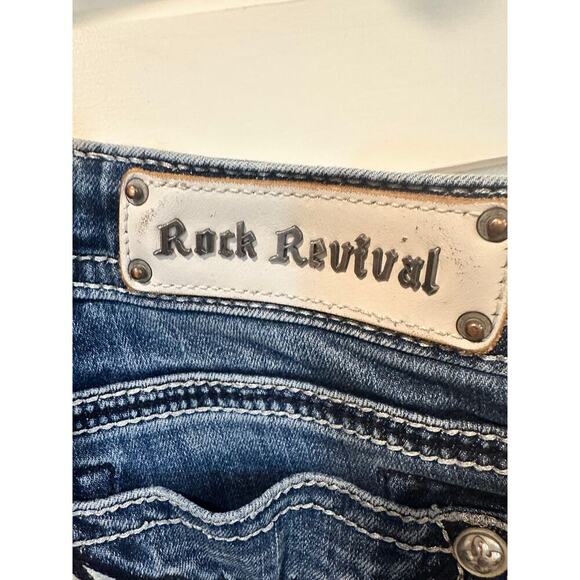 Rock Revival Women’s Jean Lucille boot rhinestone western size 29 rodeo - Picture 6 of 13